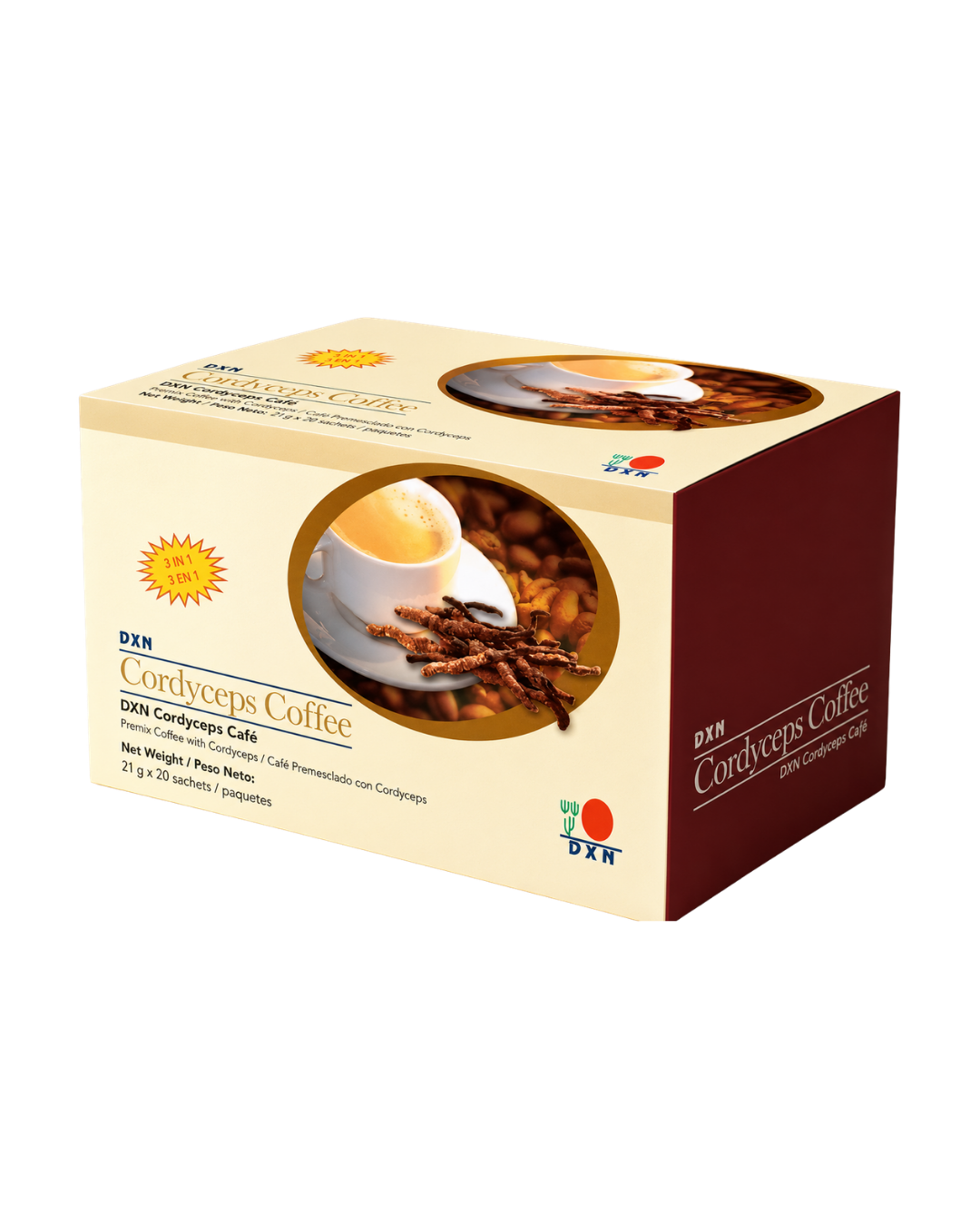 DXN Cordyceps Coffee 3-in-1